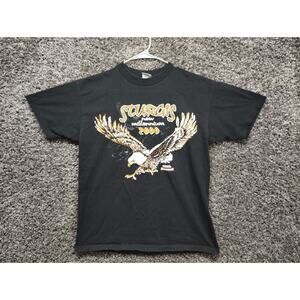 Vintage Sturgis‎ Mllennium 2000 Shirt Adult Large Black on WCW Tag Y2K Eagle